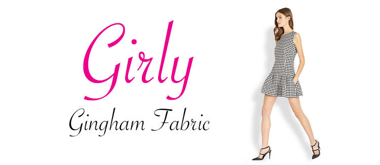 Girly Gingham Fabric
