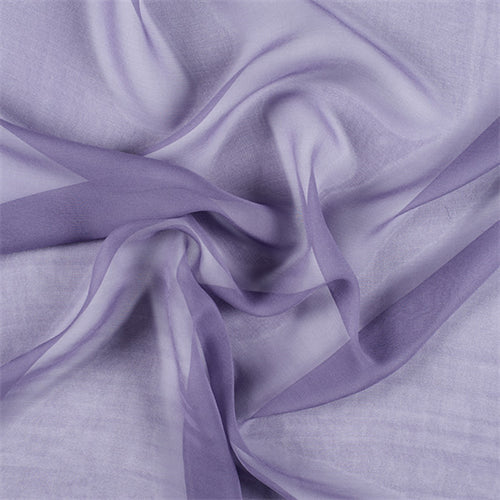 Runway Silks Amethyst Wide Silk Chiffon Fabric Fashion Fabrics Club 8790