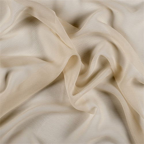 Runway Silks Gold Crinkled Silk Chiffon Fabric Fashion Fabrics Club 7246