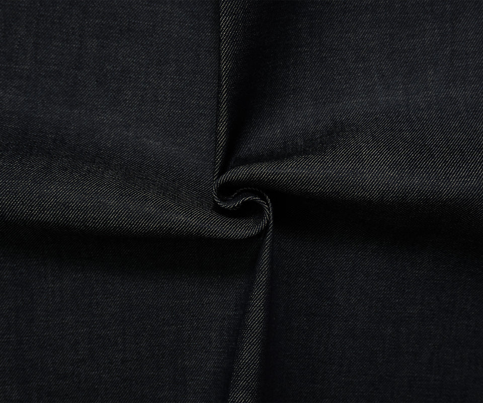 Navy 11 oz. Famous Denim Co. Cotton Blend Stretch Denim Twill Fabric ...