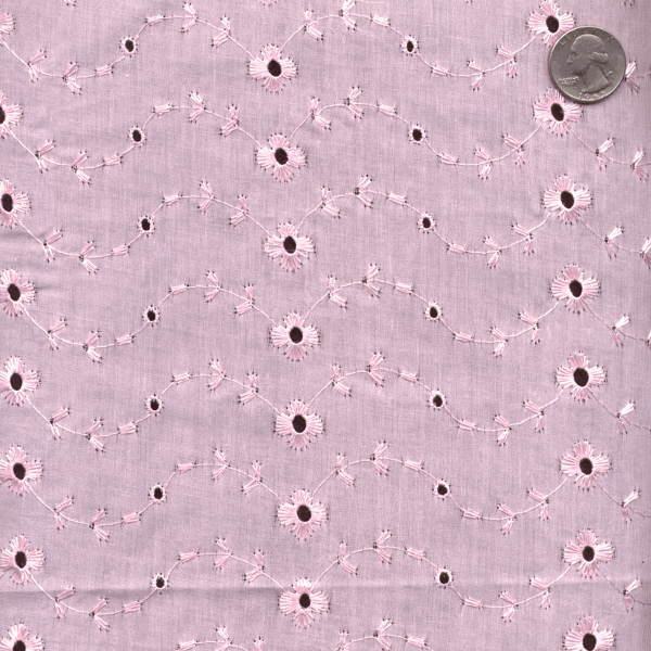 Pink Eyelet Fabric – Fashion Fabrics Club