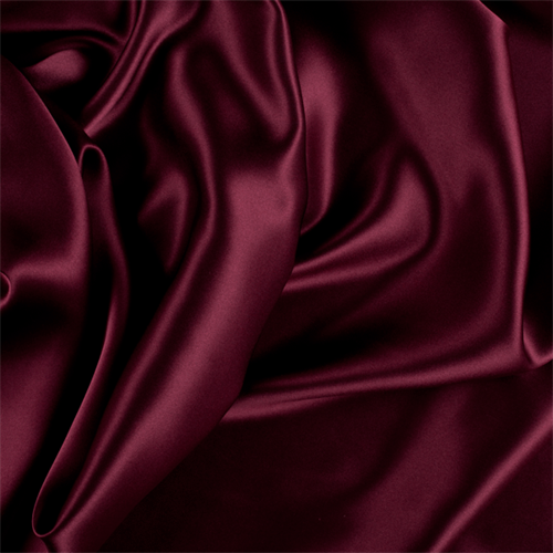 Rust Red Charmeuse Fabric Pure Silk for Fashion Apparel 