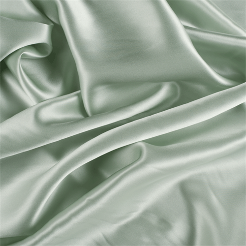 Dark Green Charmeuse 100% Pure Silk Fabric for Fashion 