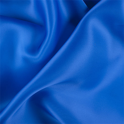 Royal Blue Charmeuse Fabric 100% Pure Silk for Fashion 