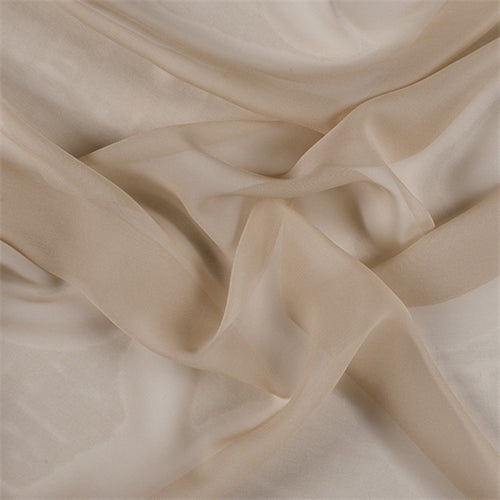 Golden Real Silk Fabric Gold Charmeuse Crepe Fabrics Cloth for