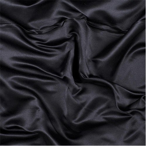 black silk dress material Issa Jet Black Slip Dress in Silk Satin
