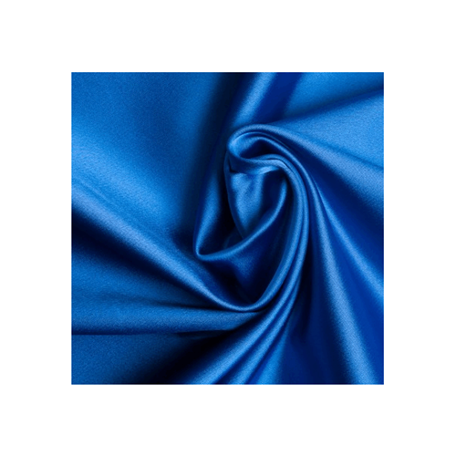 Blue Nylon Satin Dressmaking Fabric