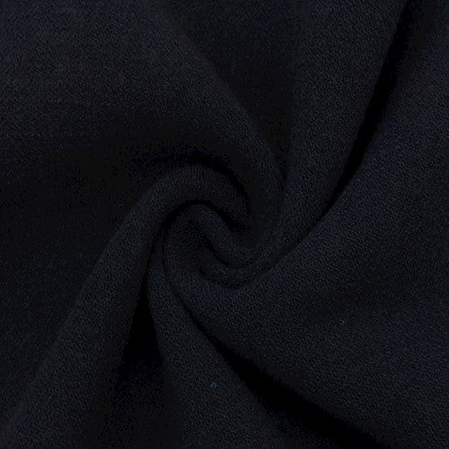 Stark Navy Wool Crepe Double Weave Stretch Jacketing Fabric – Fashion ...