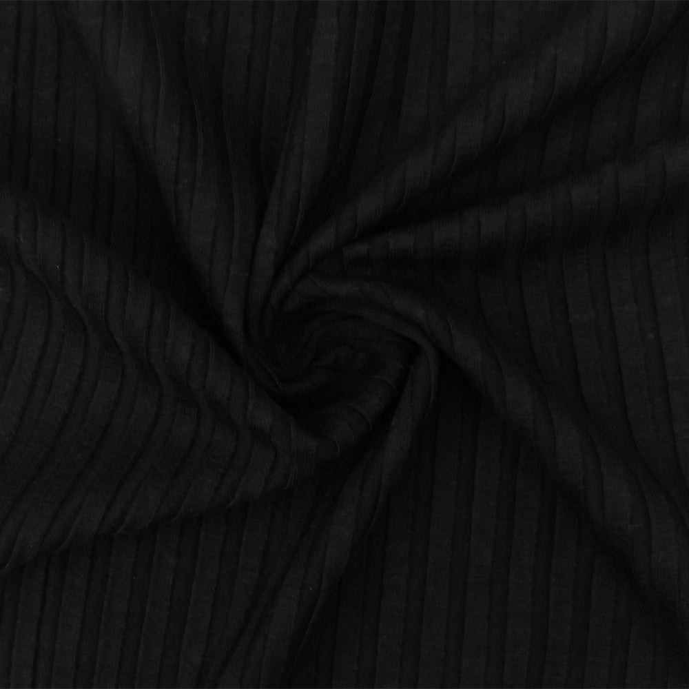 Slightly Beige-Gray-Ivory Slub Stretch Rayon Jersey Knit Fabric
