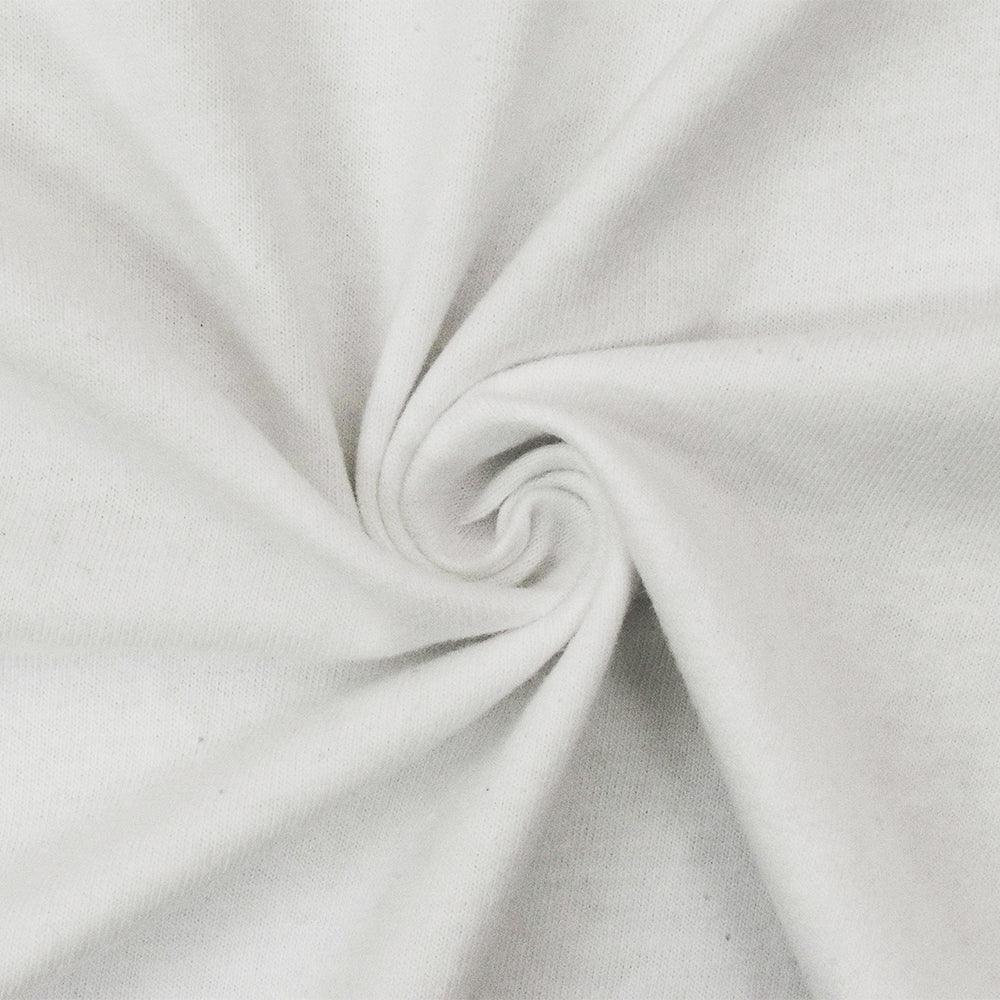 Fashion Fabrics Club Winter Ivory Solid Stretch Jersey Knit Fabric by The Yard (Polyester-Rayon-Spandex)