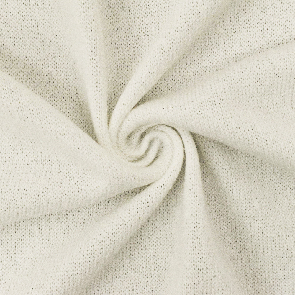 Poly Poplin Solid Fabric 120 Wide Sold by The Yard (White)