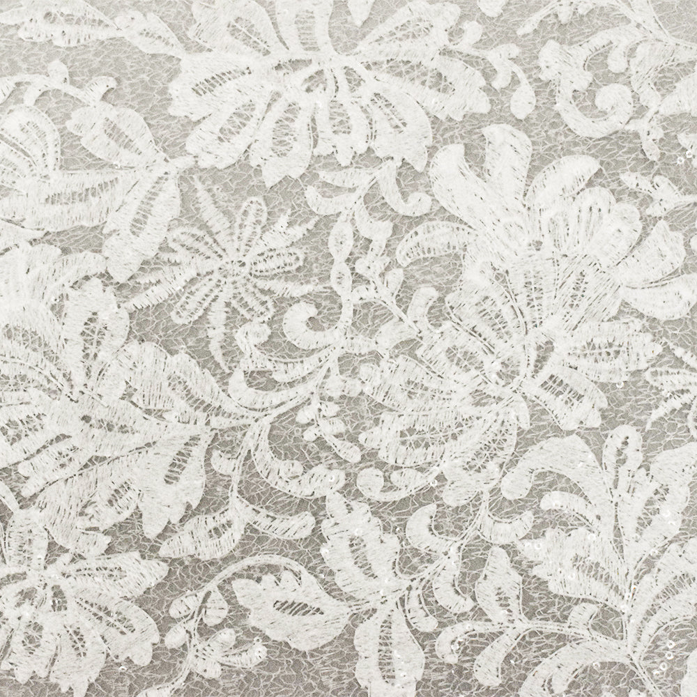 White Lace Fabric by the Yard
