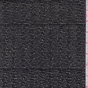 Black Mini Sequin Mesh Fabric