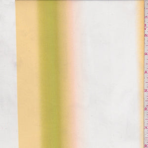 Avocado/Orange/White Multi Shadow Stripe Power Mesh Fabric