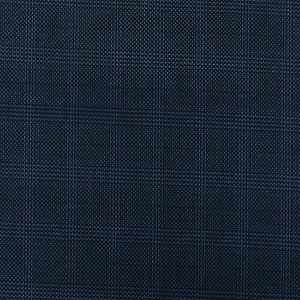 Black-Soft Blue Plaid Printed Stretch Polyester Athletic Mesh Knit Fabric