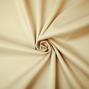 Beige Poly Spandex Stretch Solid Stretch Lamour Woven Fabric