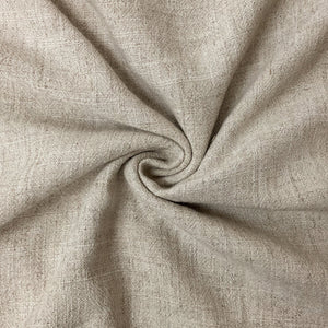 Beige Famous Designer Rayon Linen Heather Cross Hatch Woven Fabric