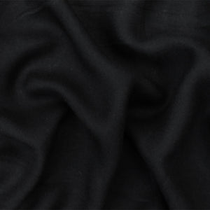 Black Famous Designer Rayon Momie Georgette Woven Fabric